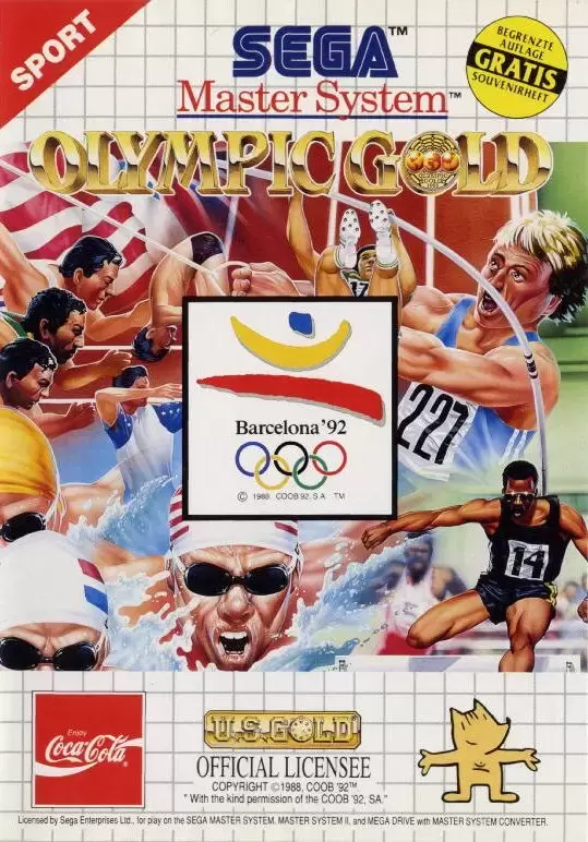 DE - German Master System Games - Olympic Gold: Barcelona \'92