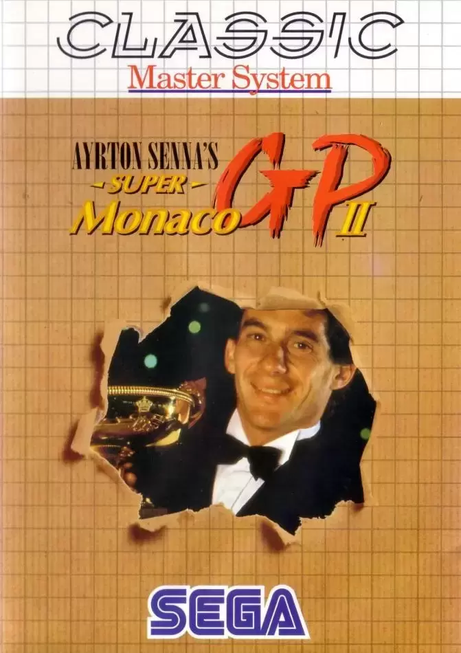 EUR - European Master System Games - Ayrton Senna\'s Super Monaco GP II (Classic)