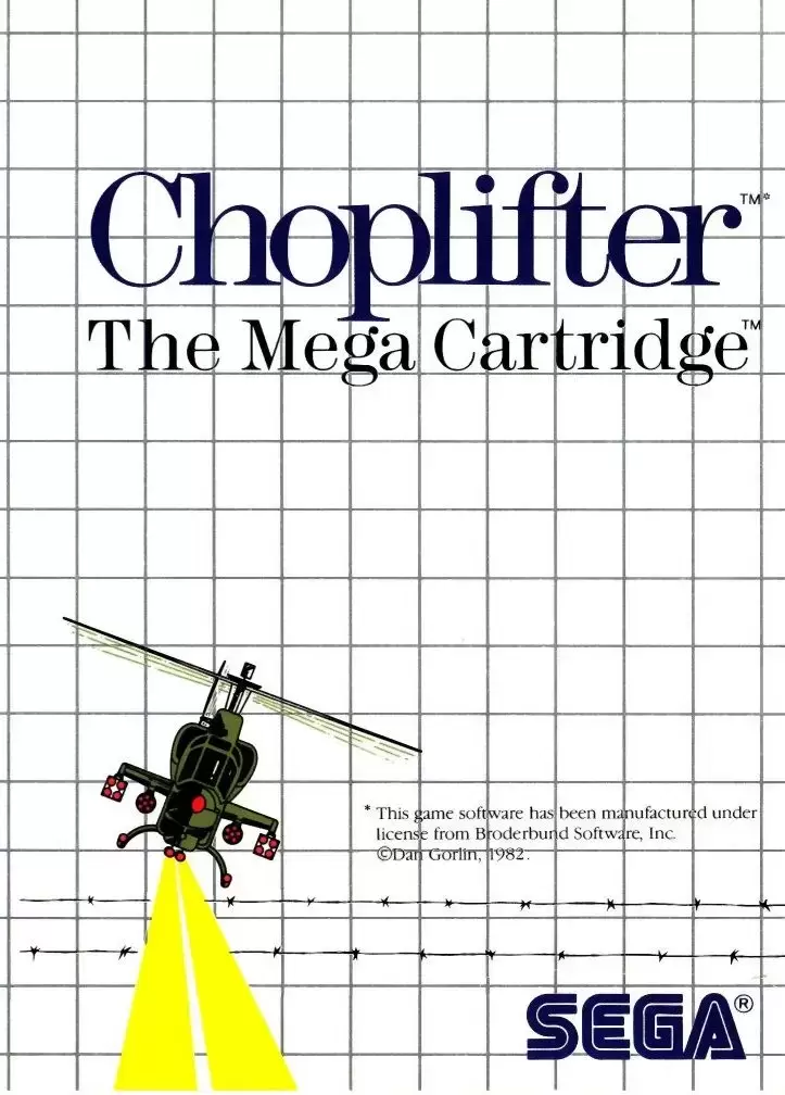 EUR - European Master System Games - Choplifter