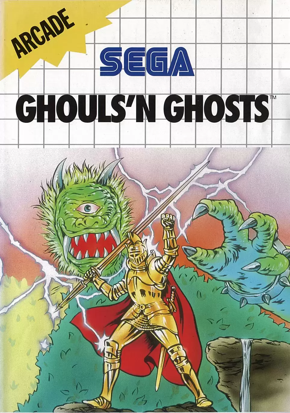 EUR - European Master System Games - Ghouls \'n Ghosts
