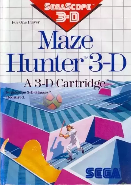 EUR - European Master System Games - Maze Hunter 3-D