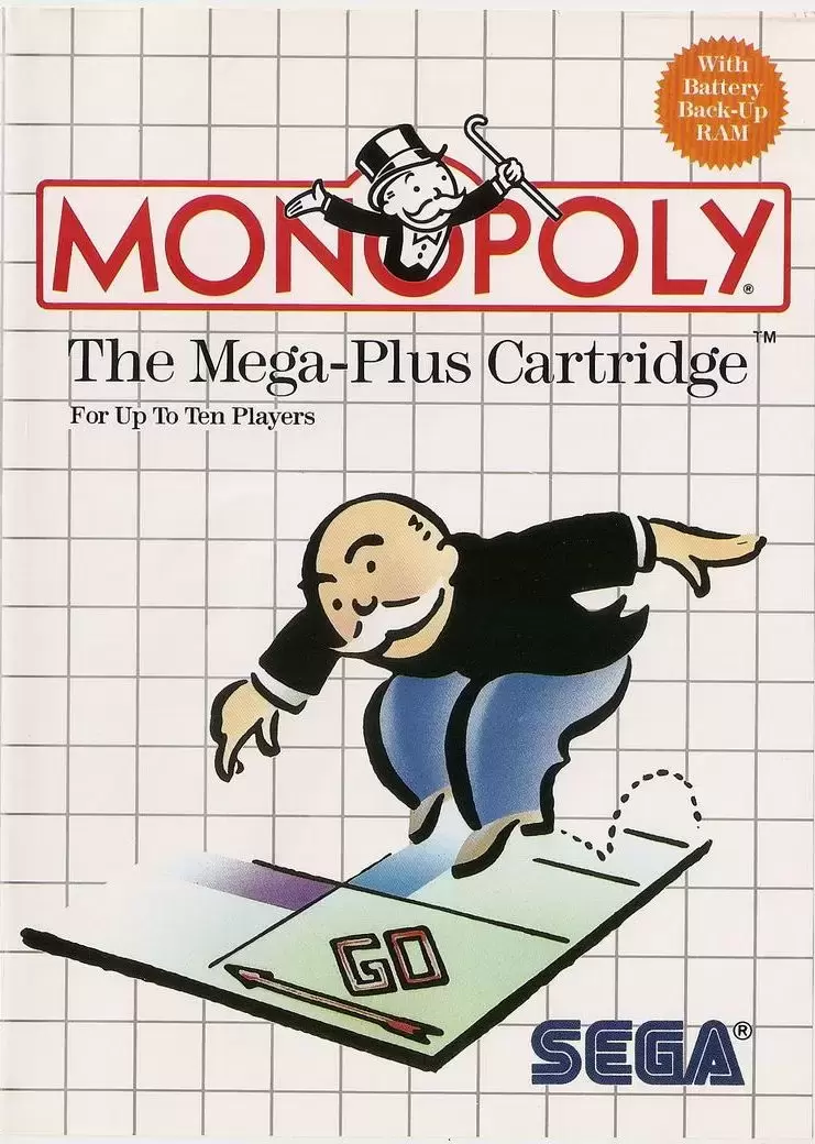 EUR - European Master System Games - Monopoly