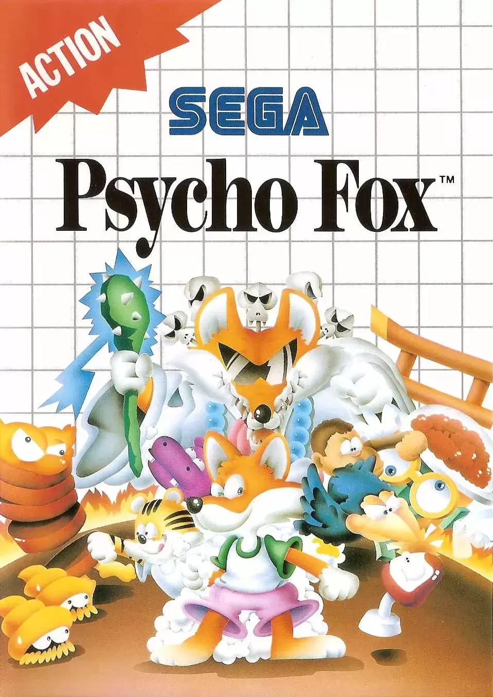 EUR - European Master System Games - Psycho Fox