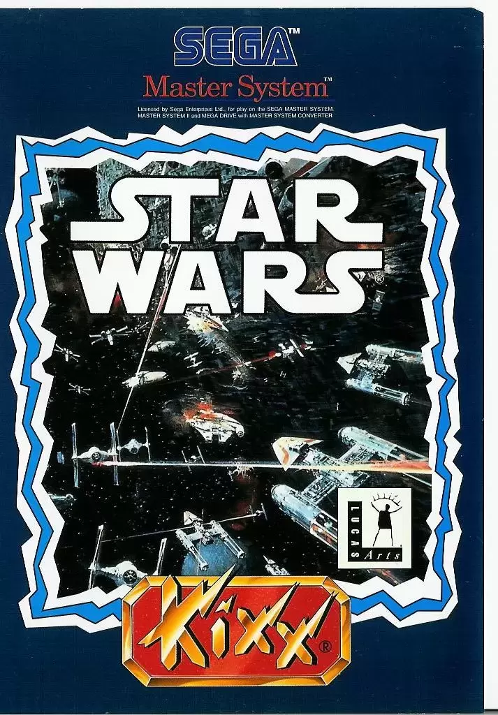 EUR - European Master System Games - Star Wars (Kixx)