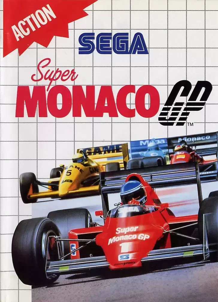 EUR - Jeux SEGA Master System Europe - Super Monaco GP