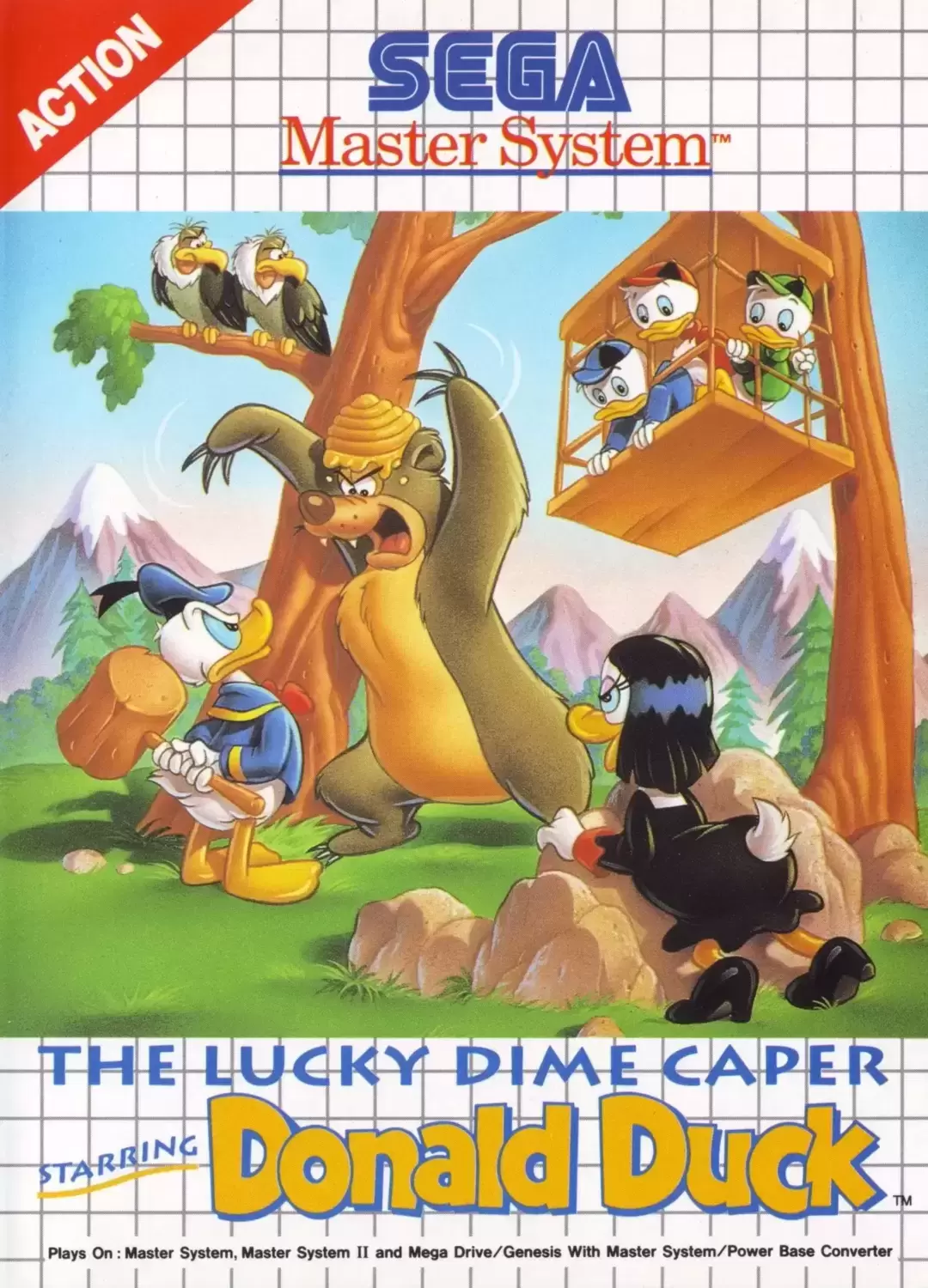 EUR - European Master System Games - The Lucky Dime Caper Starring Donald Duck
