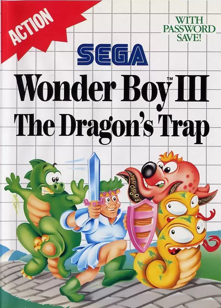 EUR - European Master System Games - Wonder Boy III: The Dragon\'s Trap