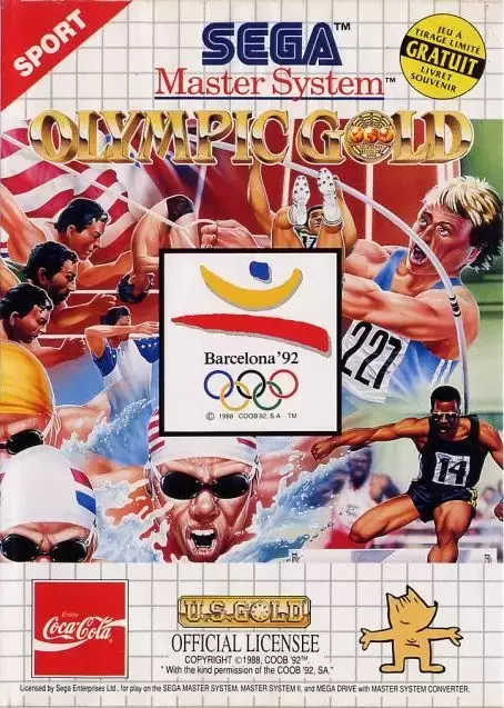 FRE - French Master System Games - Olympic Gold: Barcelona \'92