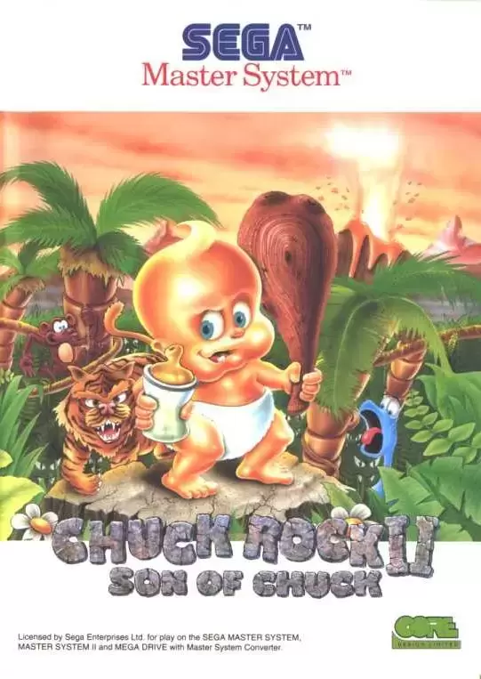 EUR - Jeux SEGA Master System Europe - Chuck Rock II: Son of Chuck