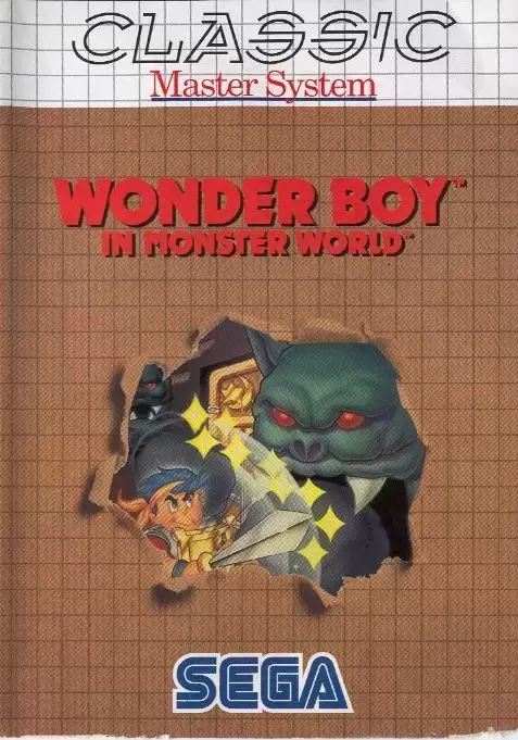 EUR - European Master System Games - Wonder Boy in Monster World (Classic)