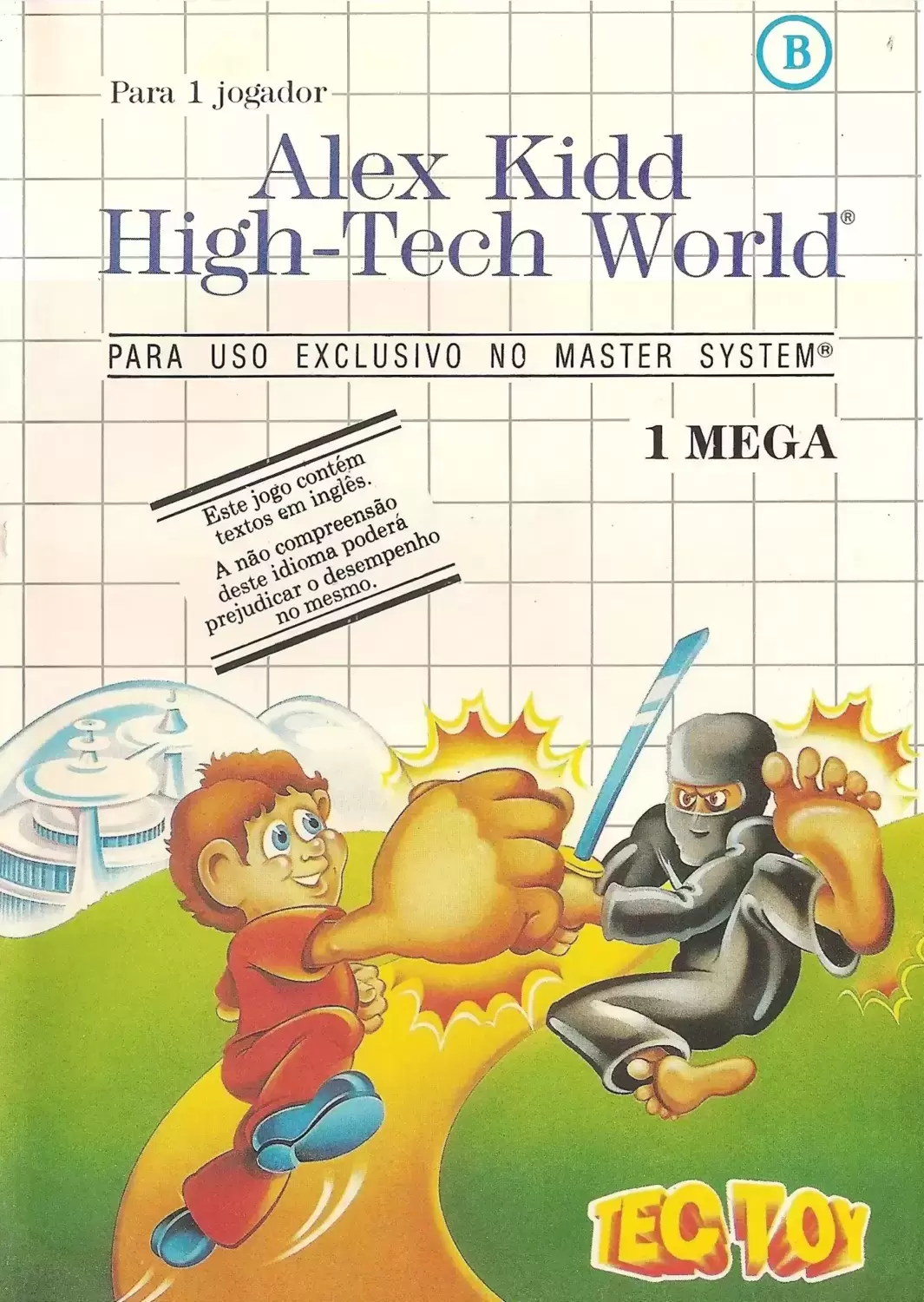 Tectoy - Brazilian Master System Games - Alex Kidd: High-Tech World