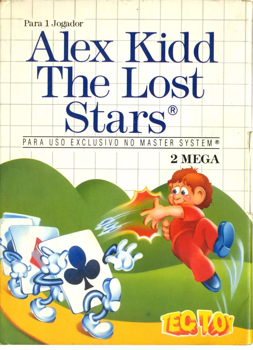 Tectoy - Jeux Master System Brésil - Alex Kidd: The Lost Stars