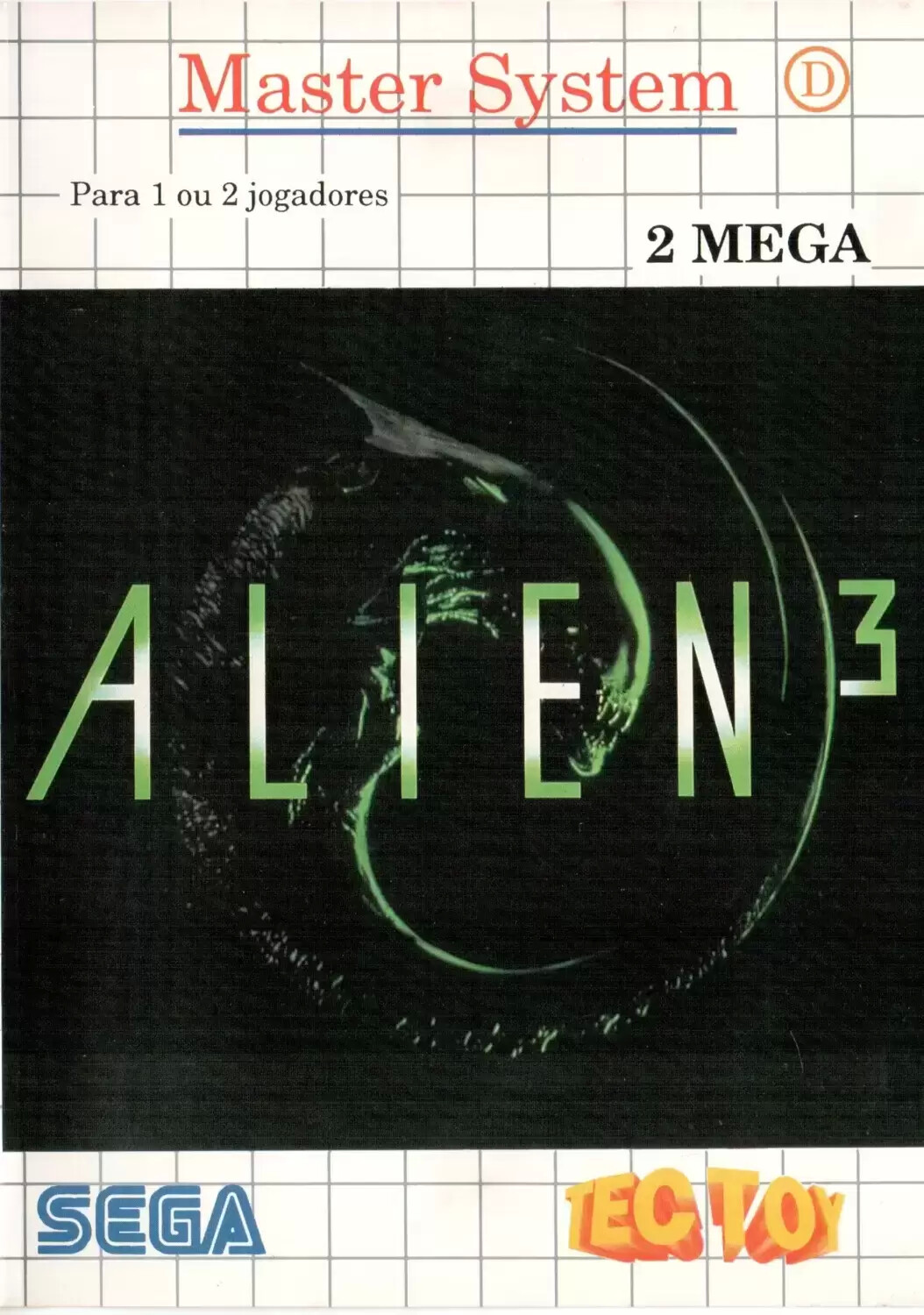 Tectoy - Jeux Master System Brésil - Alien 3