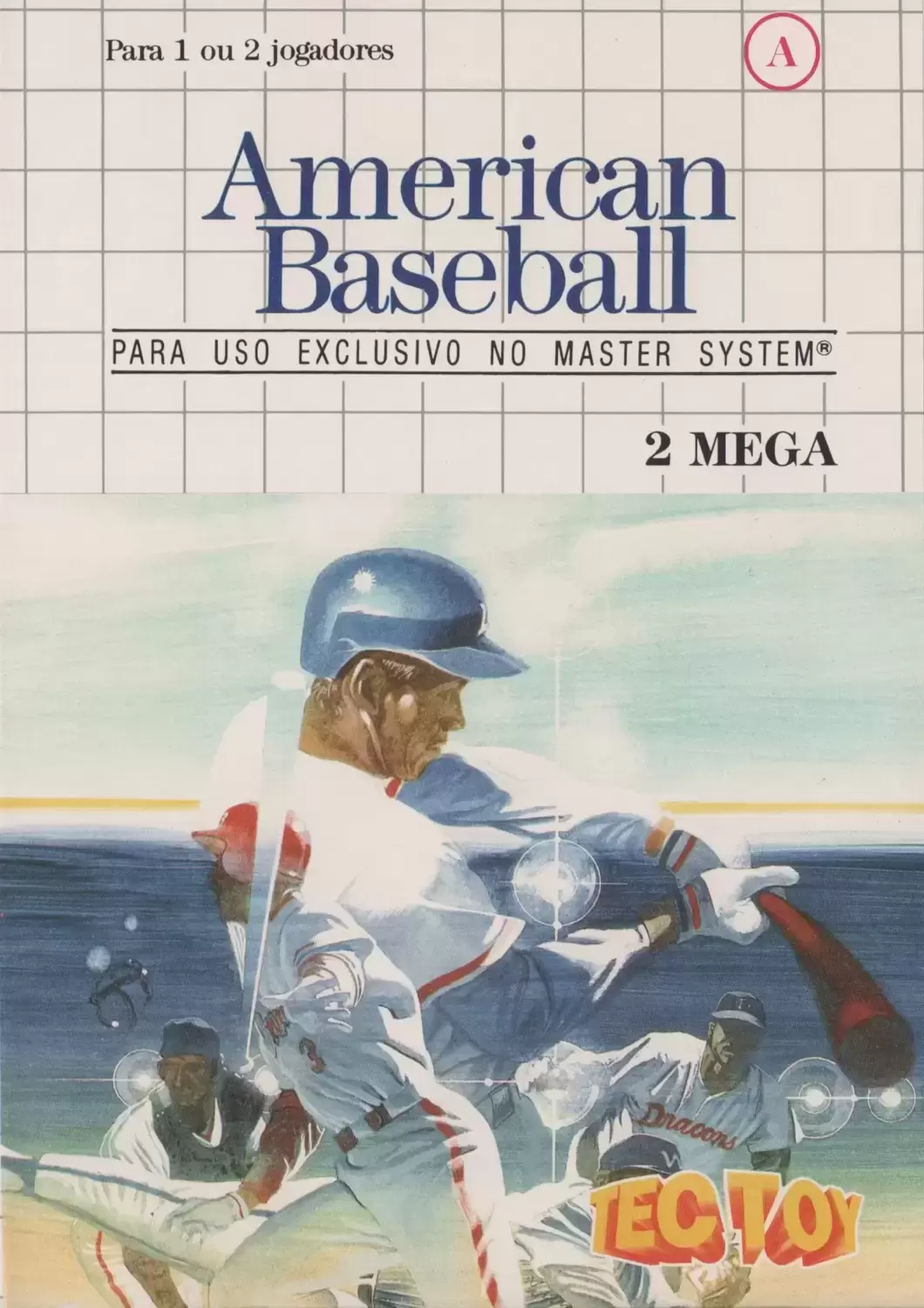 Tectoy - Jeux Master System Brésil - American Baseball
