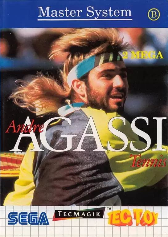 Tectoy - Jeux Master System Brésil - Andre Agassi Tennis