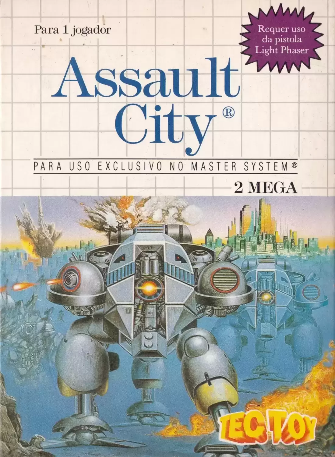 Tectoy - Jeux Master System Brésil - Assault City