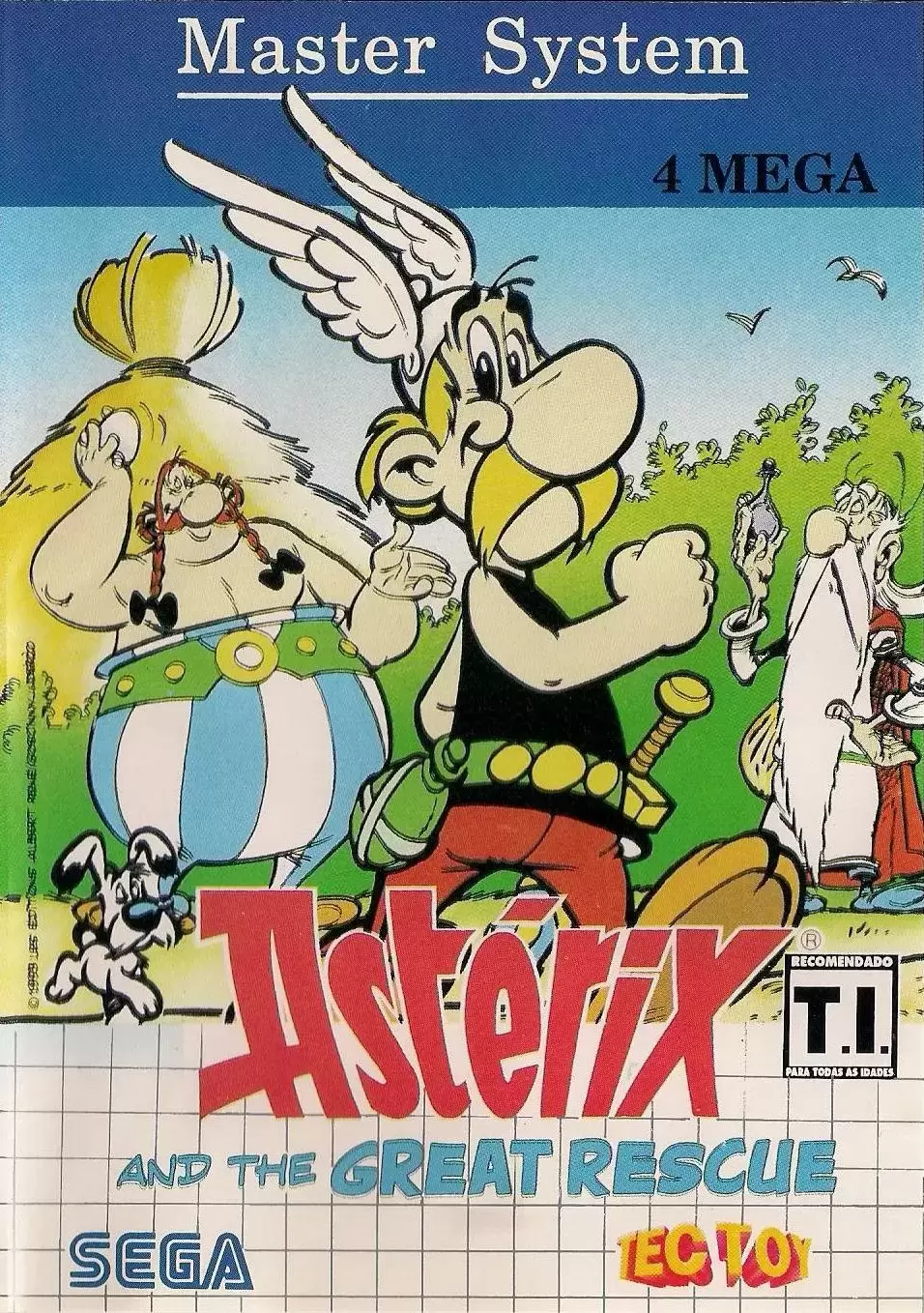 Tectoy - Jeux Master System Brésil - Asterix and the Great Rescue