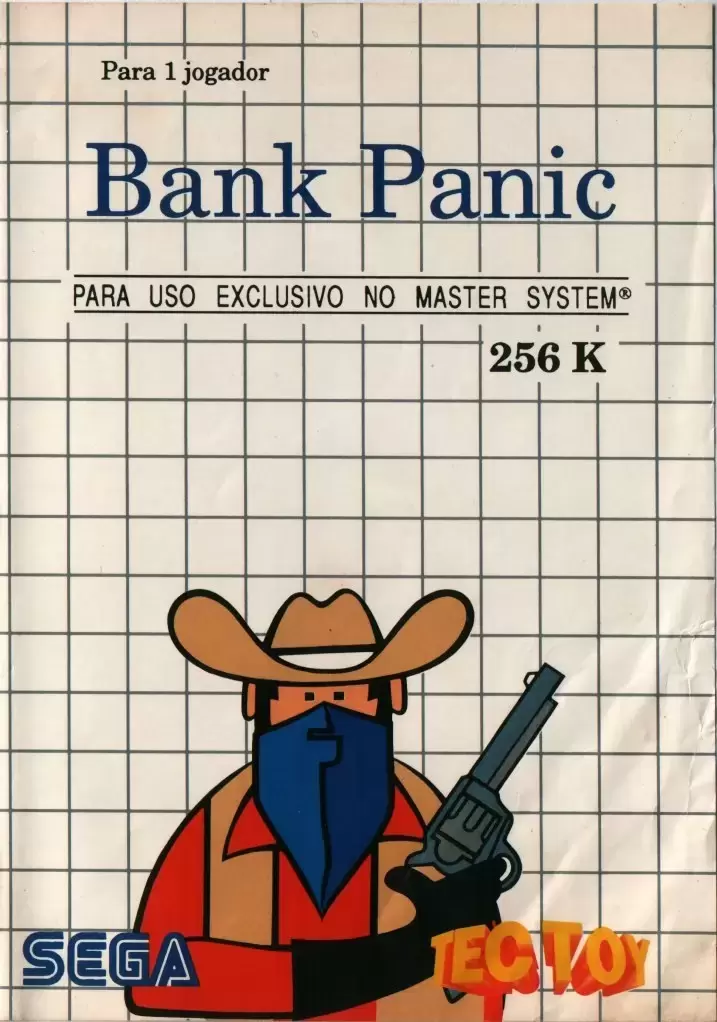 Tectoy - Jeux Master System Brésil - Bank Panic