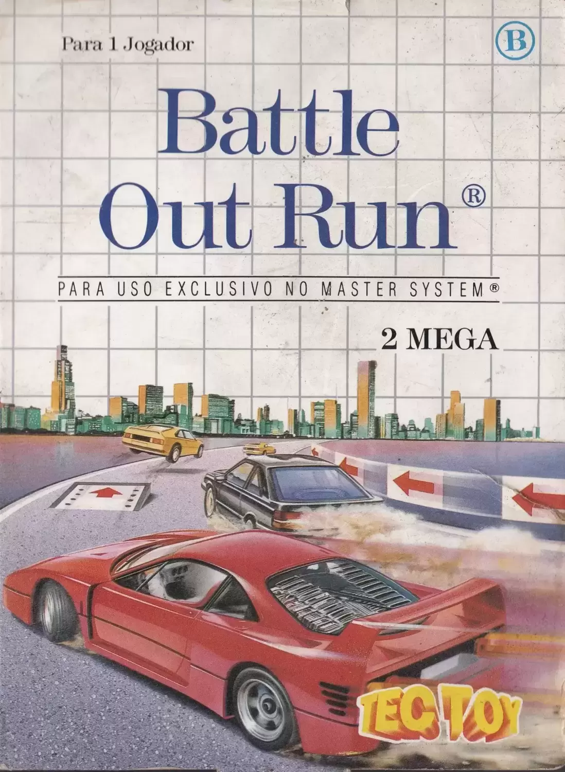 Tectoy - Jeux Master System Brésil - Battle Out Run