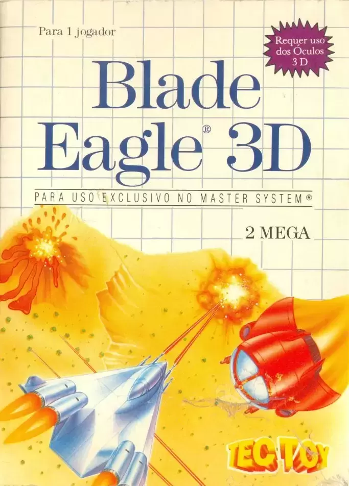 Tectoy - Jeux Master System Brésil - Blade Eagle 3-D