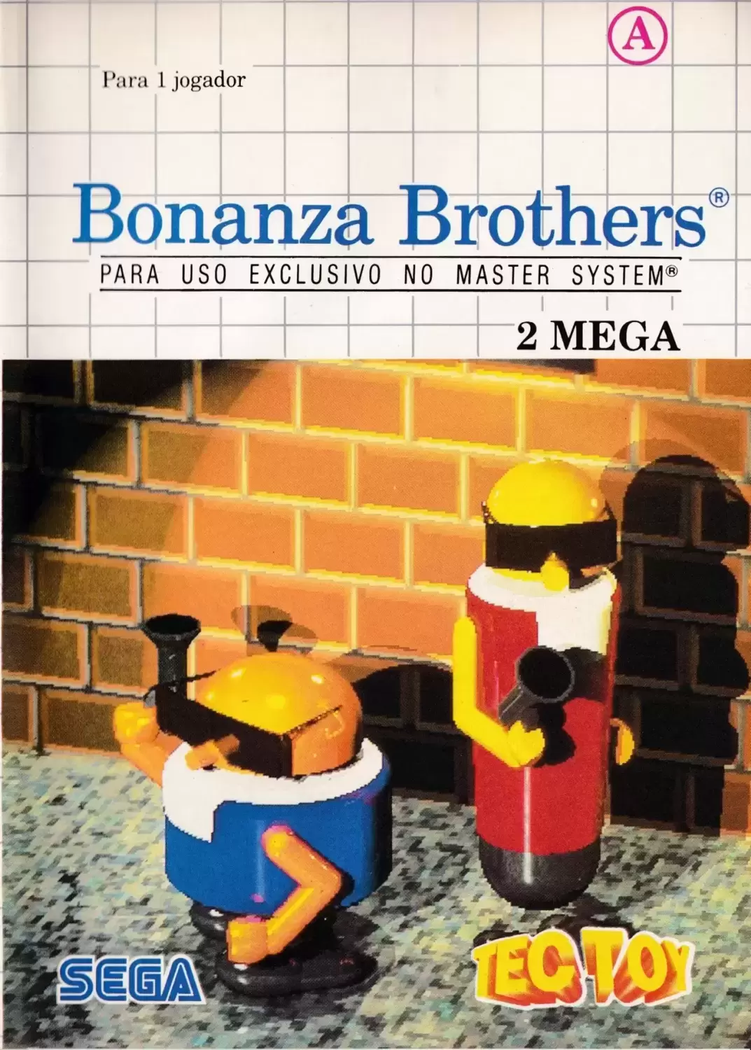 Tectoy - Jeux Master System Brésil - Bonanza Bros.