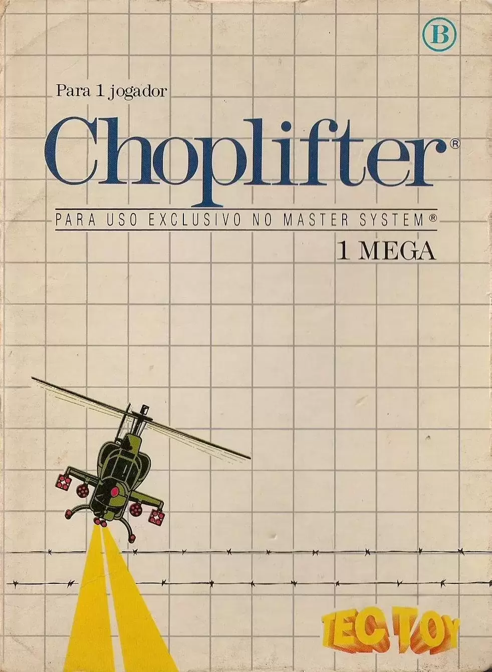 Tectoy - Jeux Master System Brésil - Choplifter