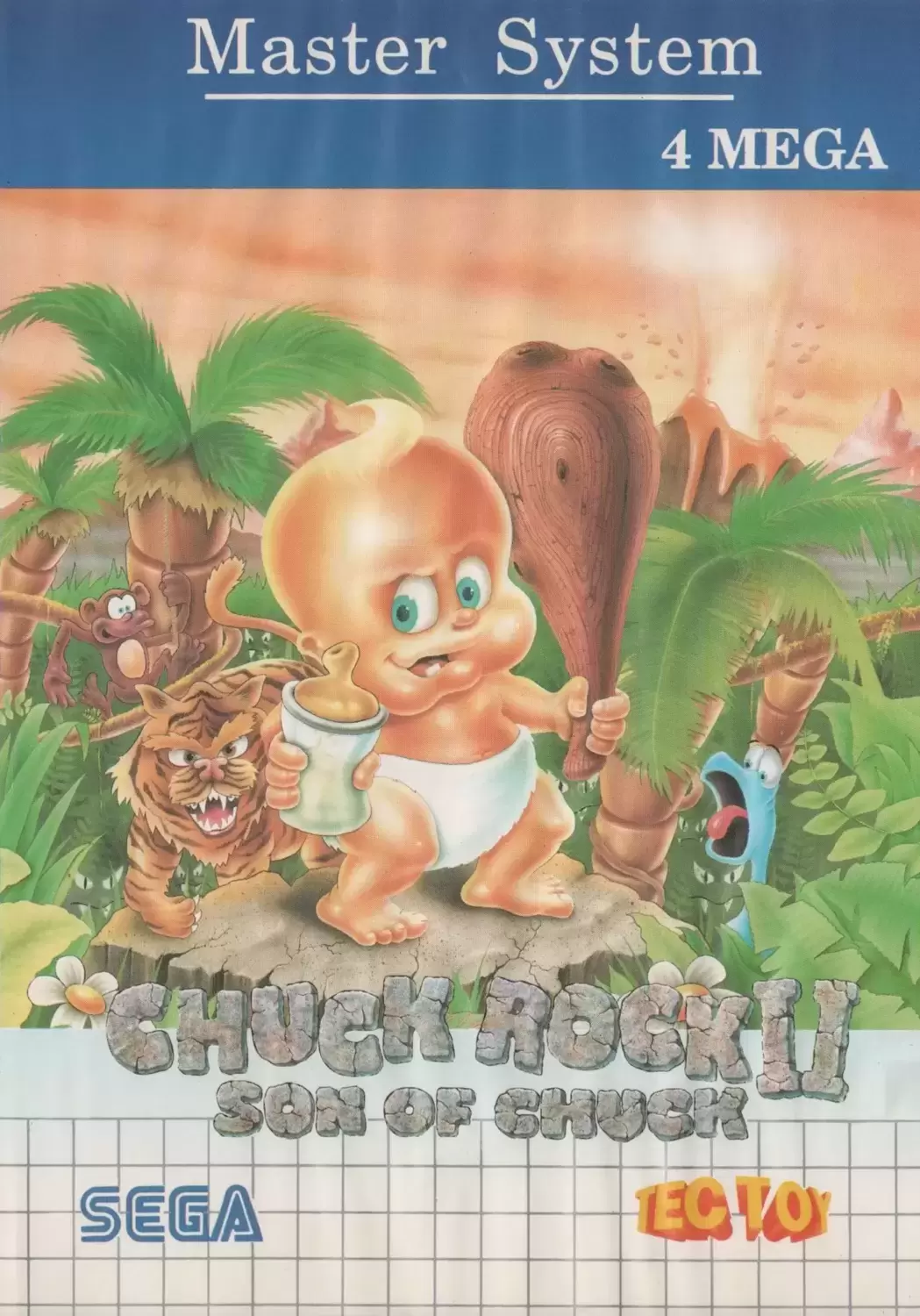 Tectoy - Jeux Master System Brésil - Chuck Rock II: Son of Chuck