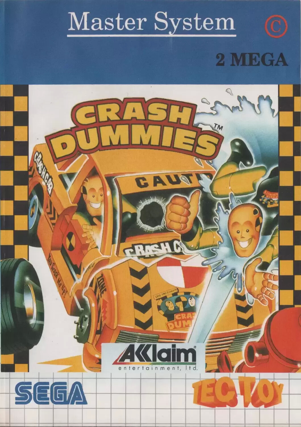 Tectoy - Jeux Master System Brésil - Crash Dummies