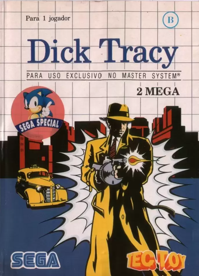 Tectoy - Jeux Master System Brésil - Dick Tracy