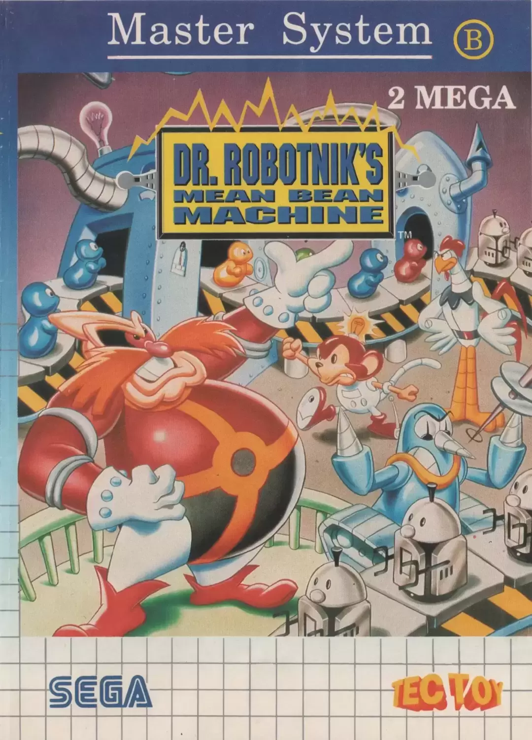 Tectoy - Jeux Master System Brésil - Dr. Robotnik\'s Mean Bean Machine