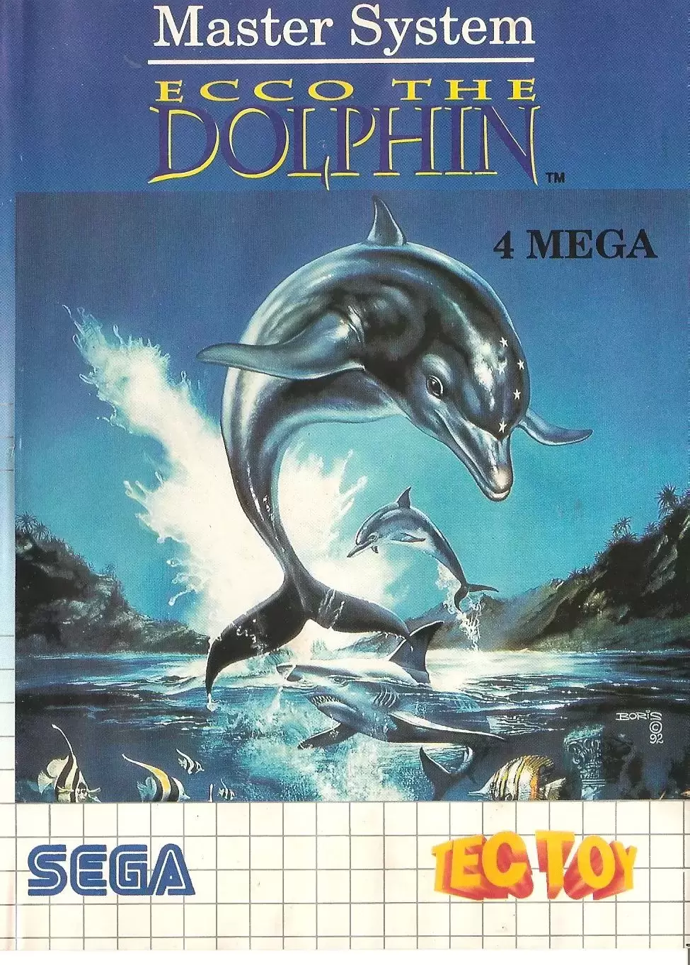 Tectoy - Jeux Master System Brésil - Ecco the Dolphin