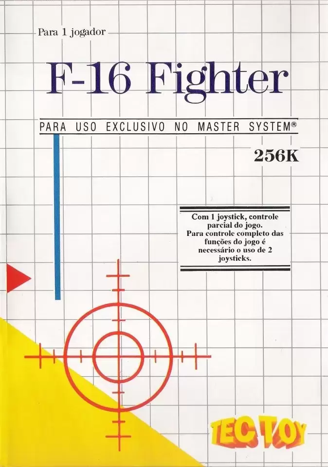 Tectoy - Jeux Master System Brésil - F-16 Fighter