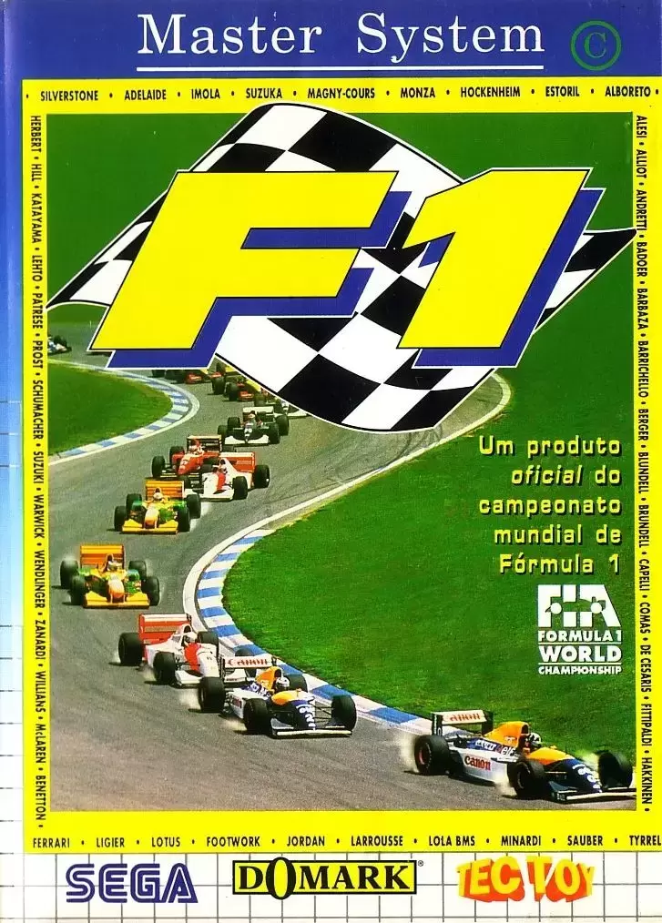 Tectoy - Brazilian Master System Games - F1