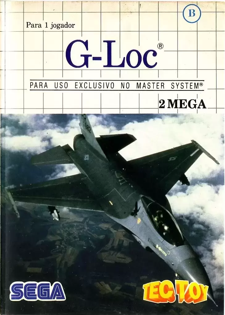 Tectoy - Jeux Master System Brésil - G-LOC: Air Battle