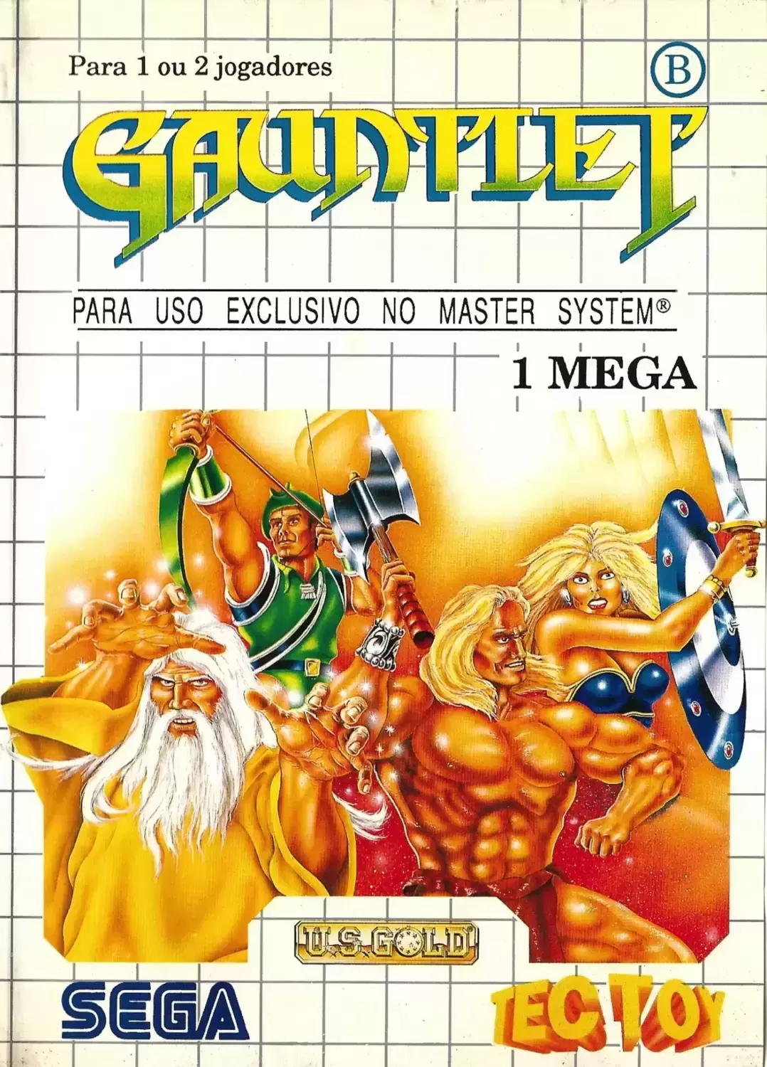 Tectoy - Jeux Master System Brésil - Gauntlet