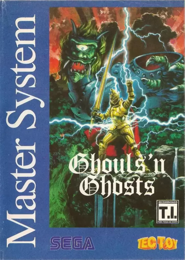 Tectoy - Jeux Master System Brésil - Ghouls \'n Ghosts