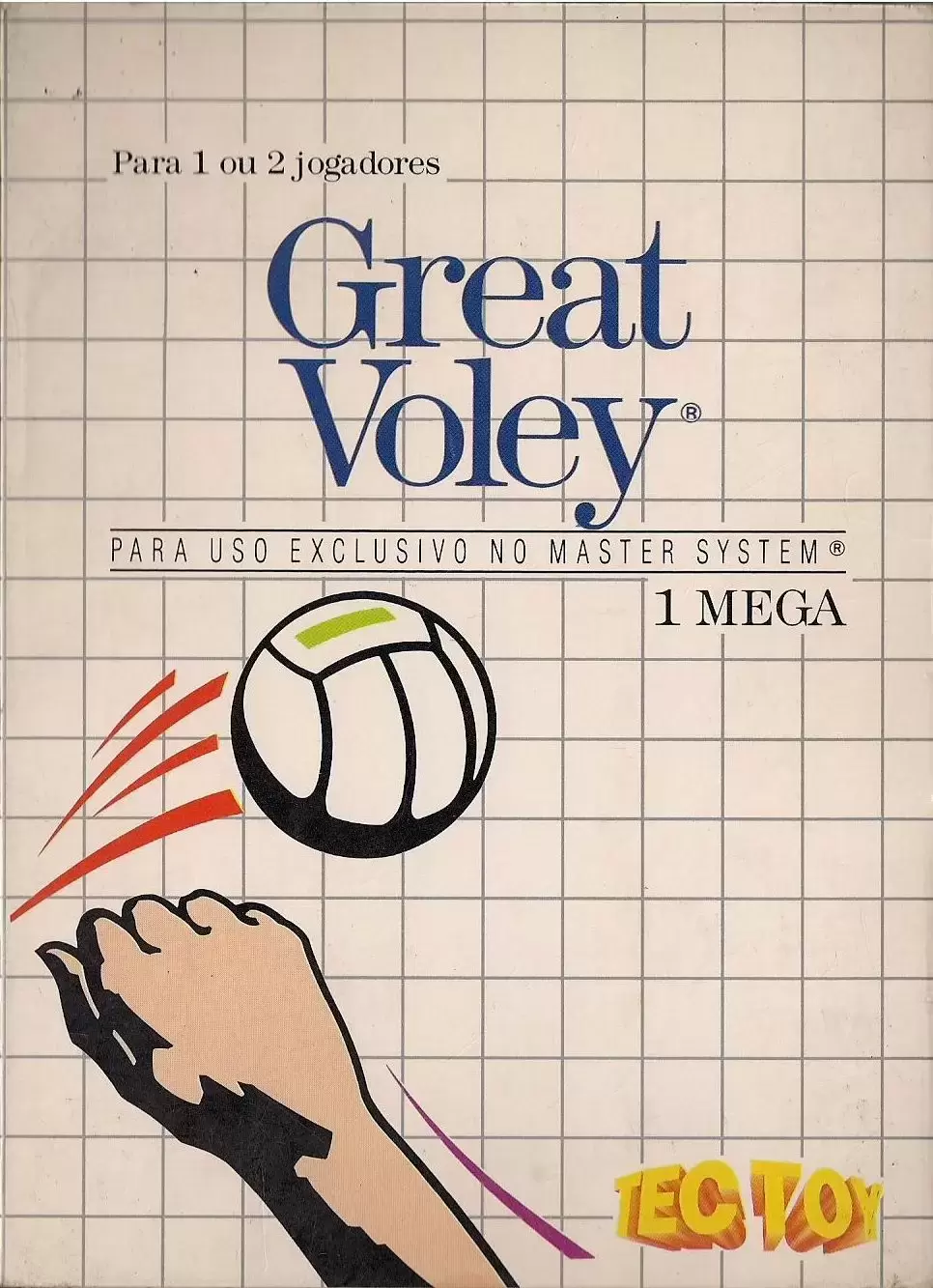 Tectoy - Jeux Master System Brésil - Great Volleyball