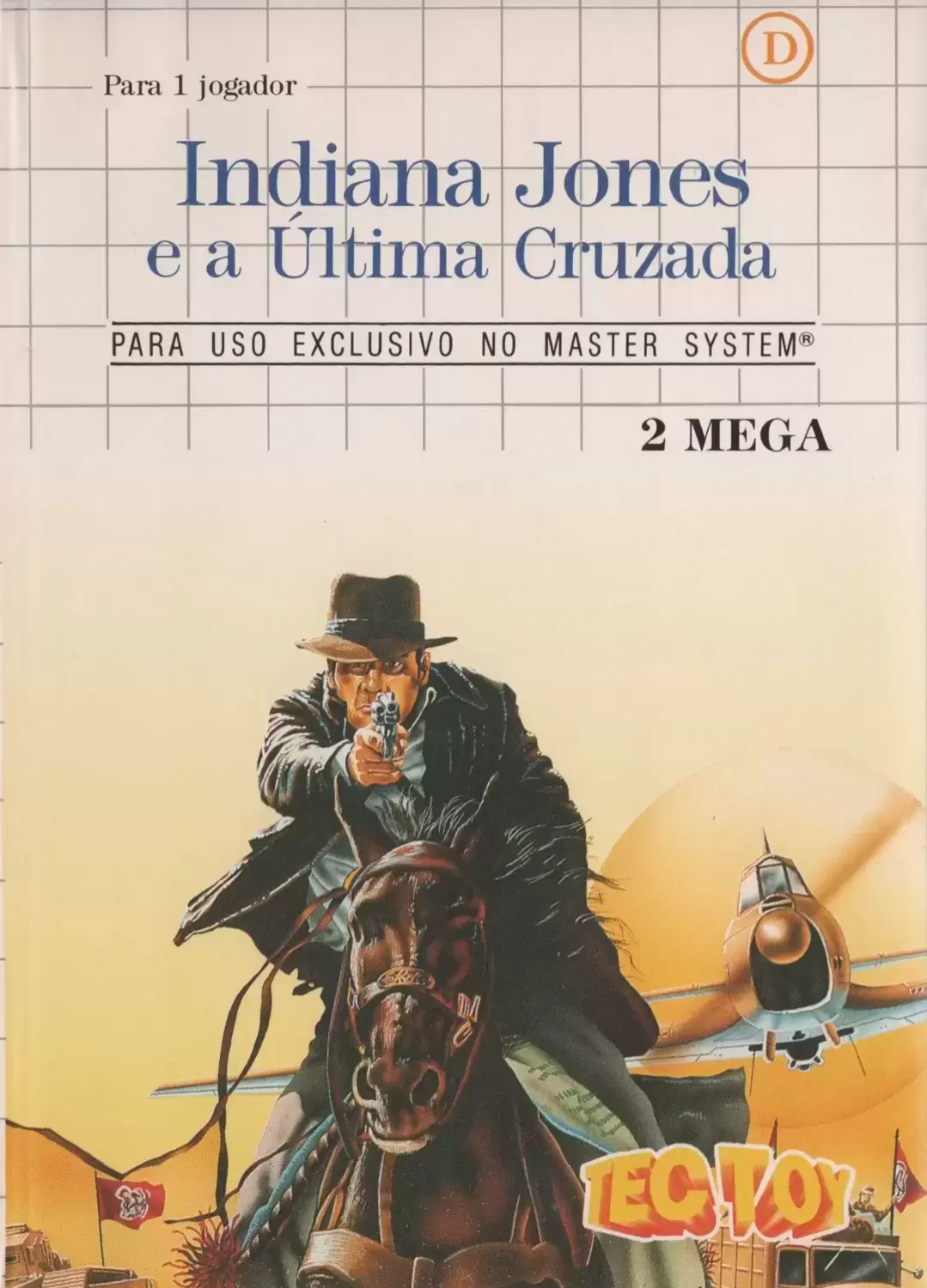 Tectoy - Brazilian Master System Games - Indiana Jones and the Last Crusade: The Action Game
