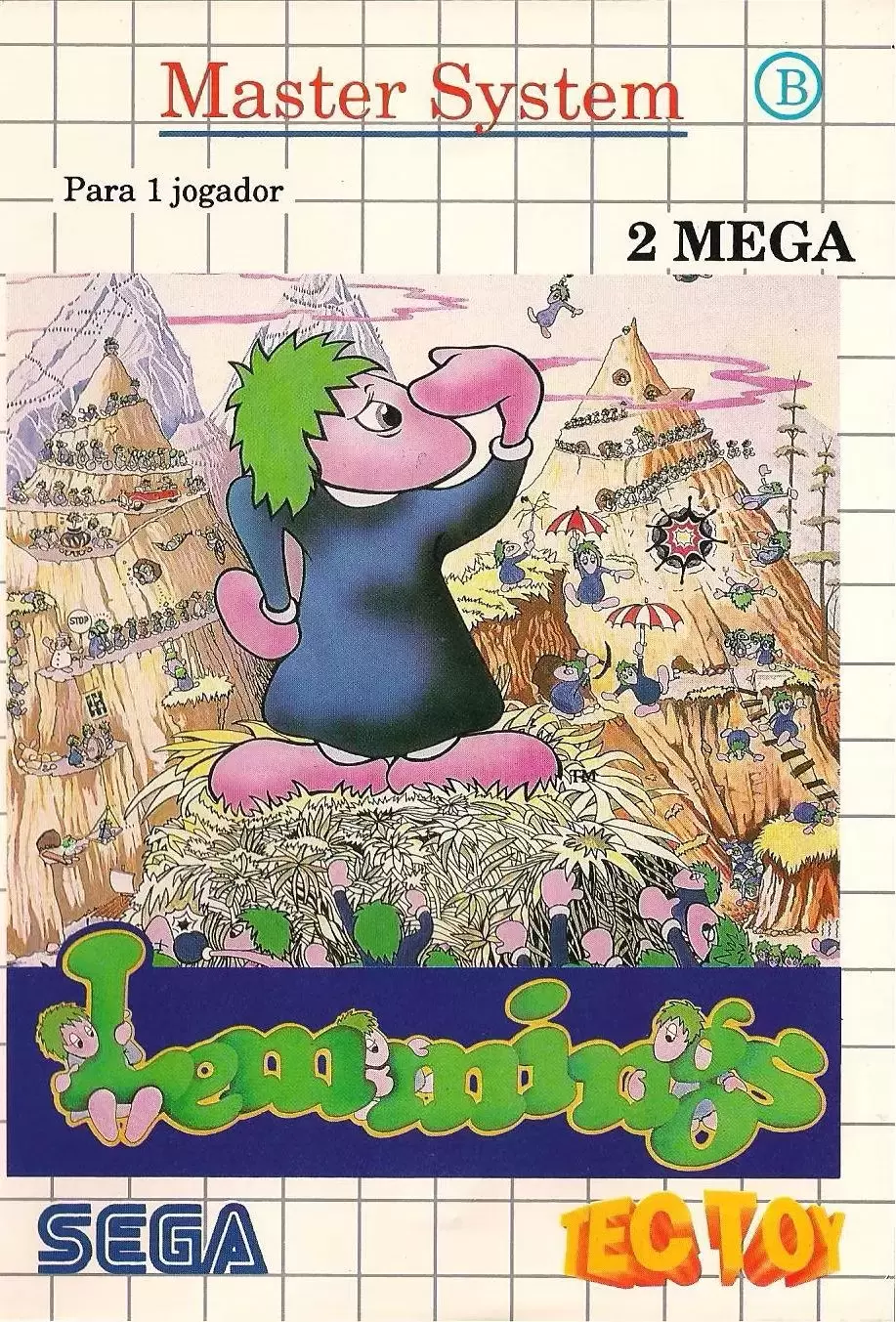 Tectoy - Jeux Master System Brésil - Lemmings