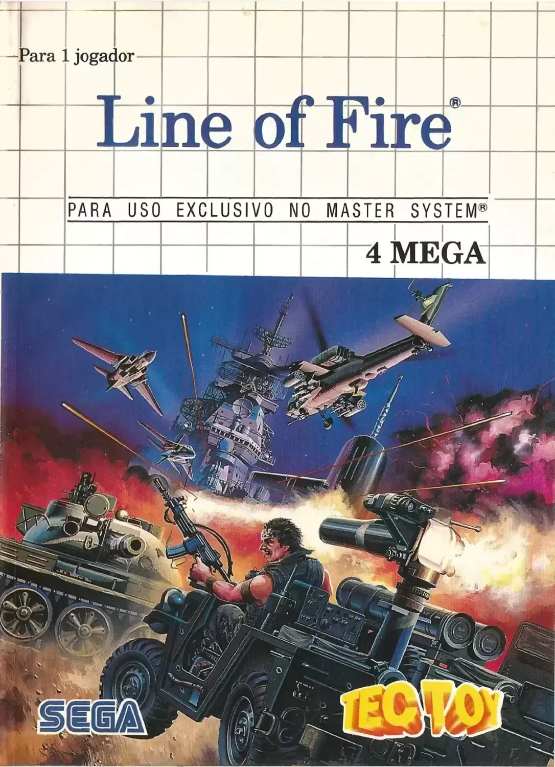 Tectoy - Brazilian Master System Games - Line of Fire