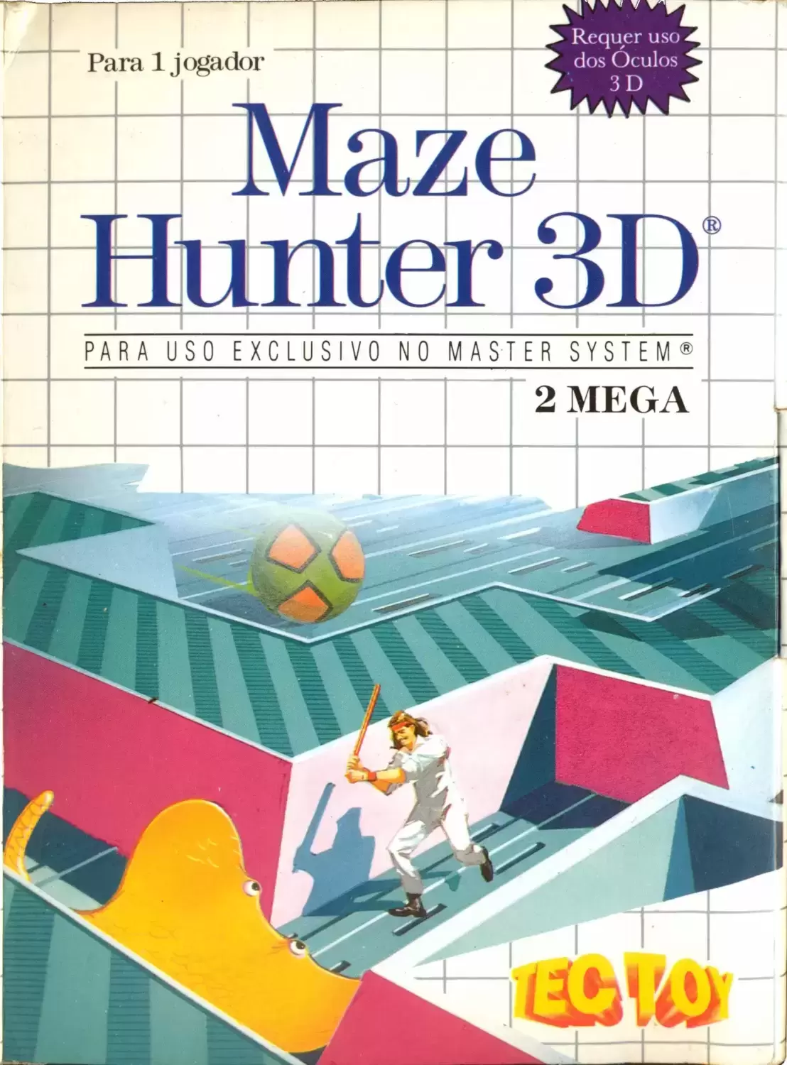 Tectoy - Jeux Master System Brésil - Maze Hunter 3-D