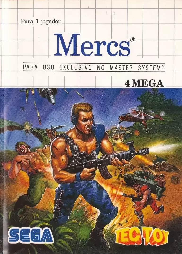 Tectoy - Jeux Master System Brésil - Mercs