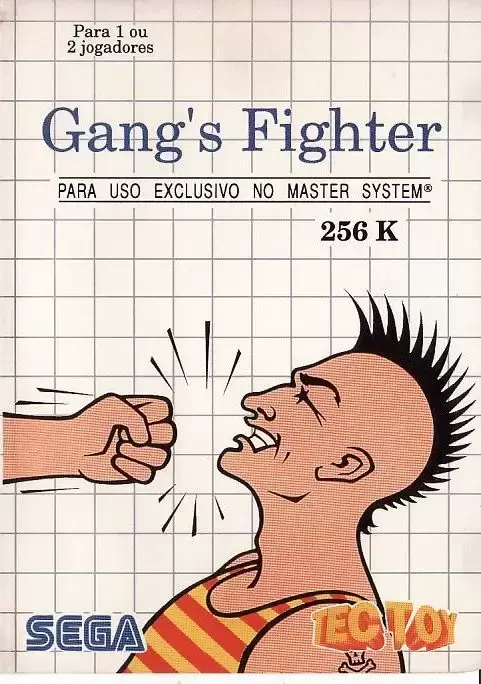 Tectoy - Jeux Master System Brésil - Gang\'s Fighter