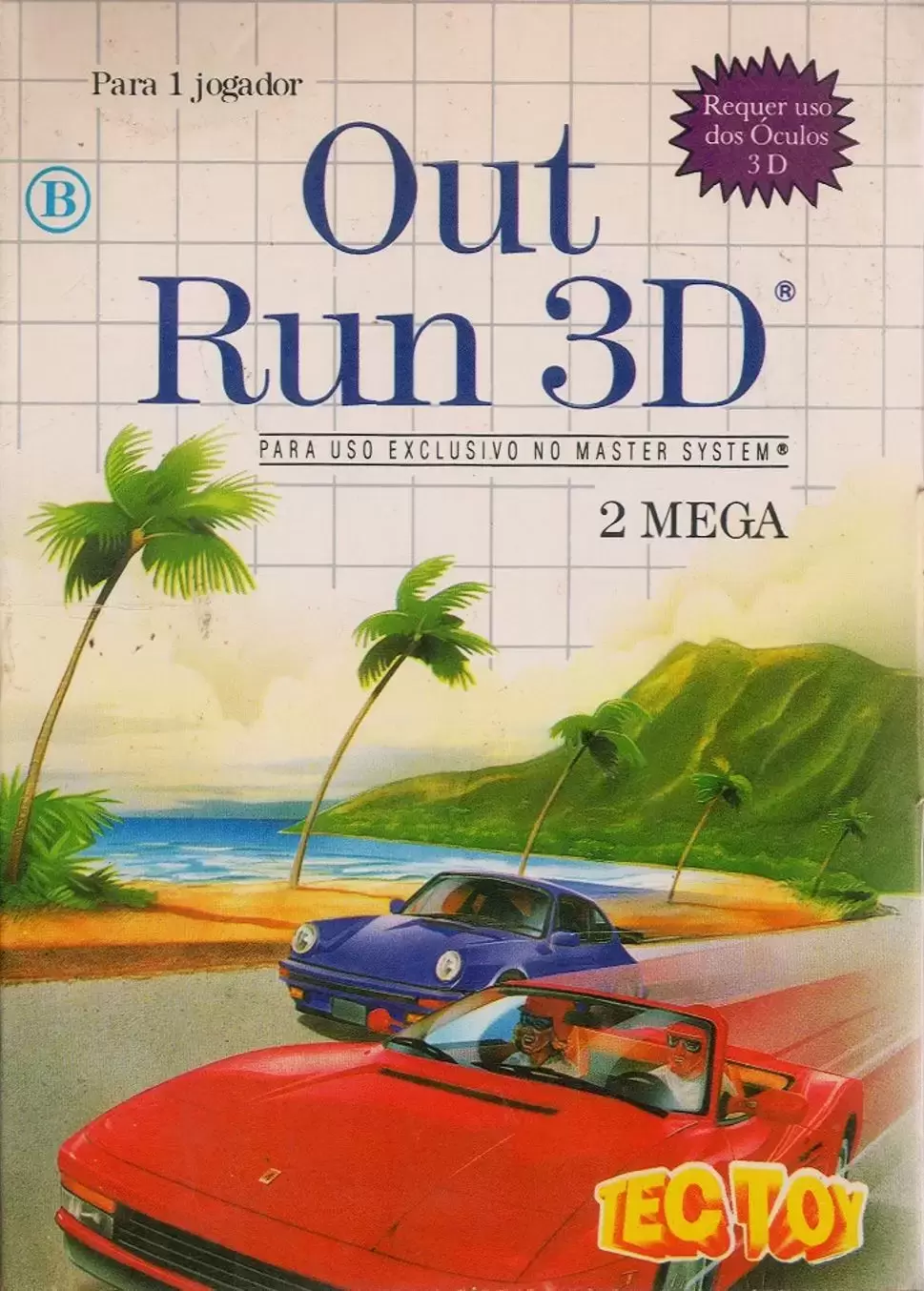 Tectoy - Jeux Master System Brésil - OutRun 3-D