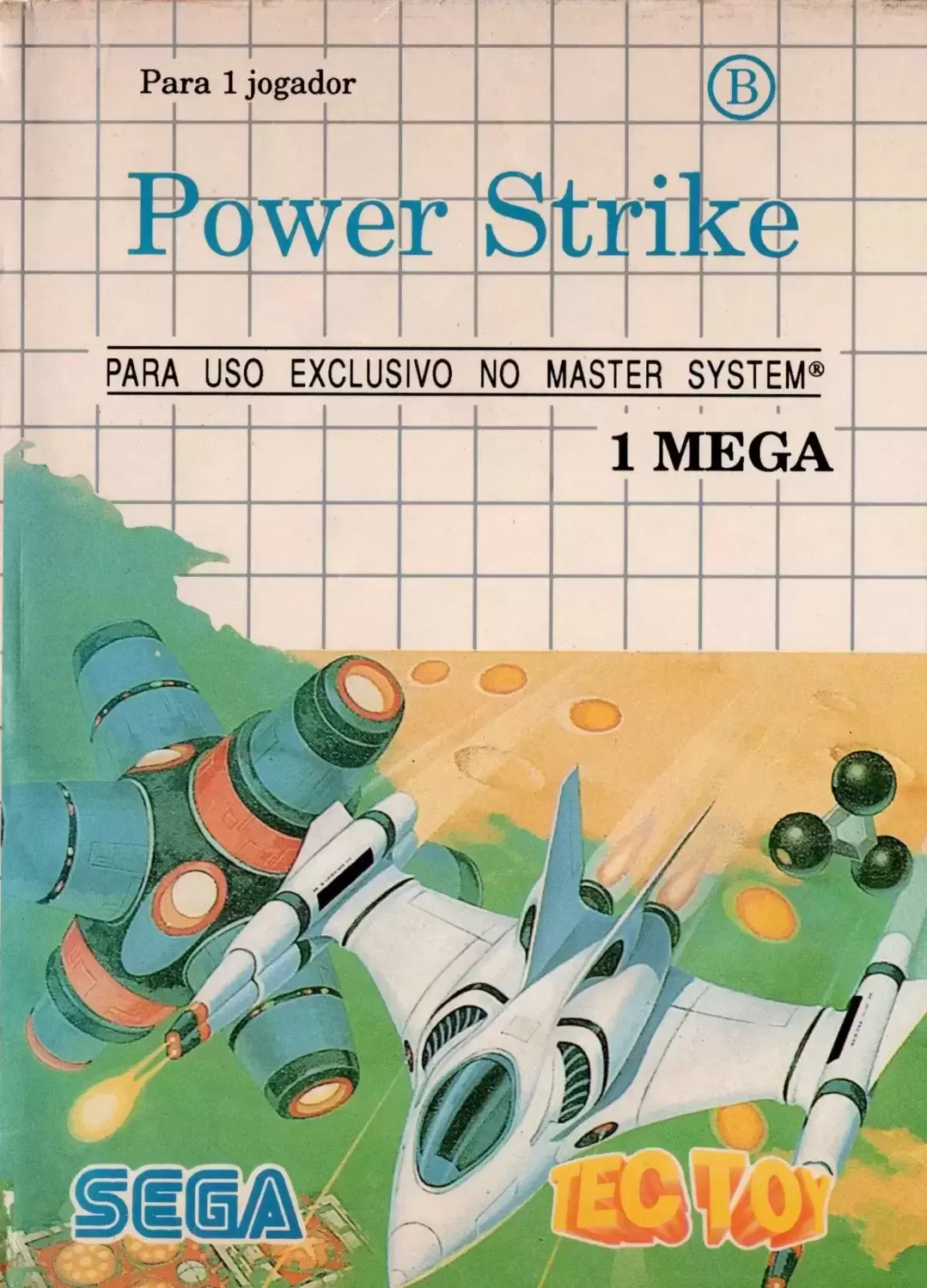 Tectoy - Jeux Master System Brésil - Power Strike