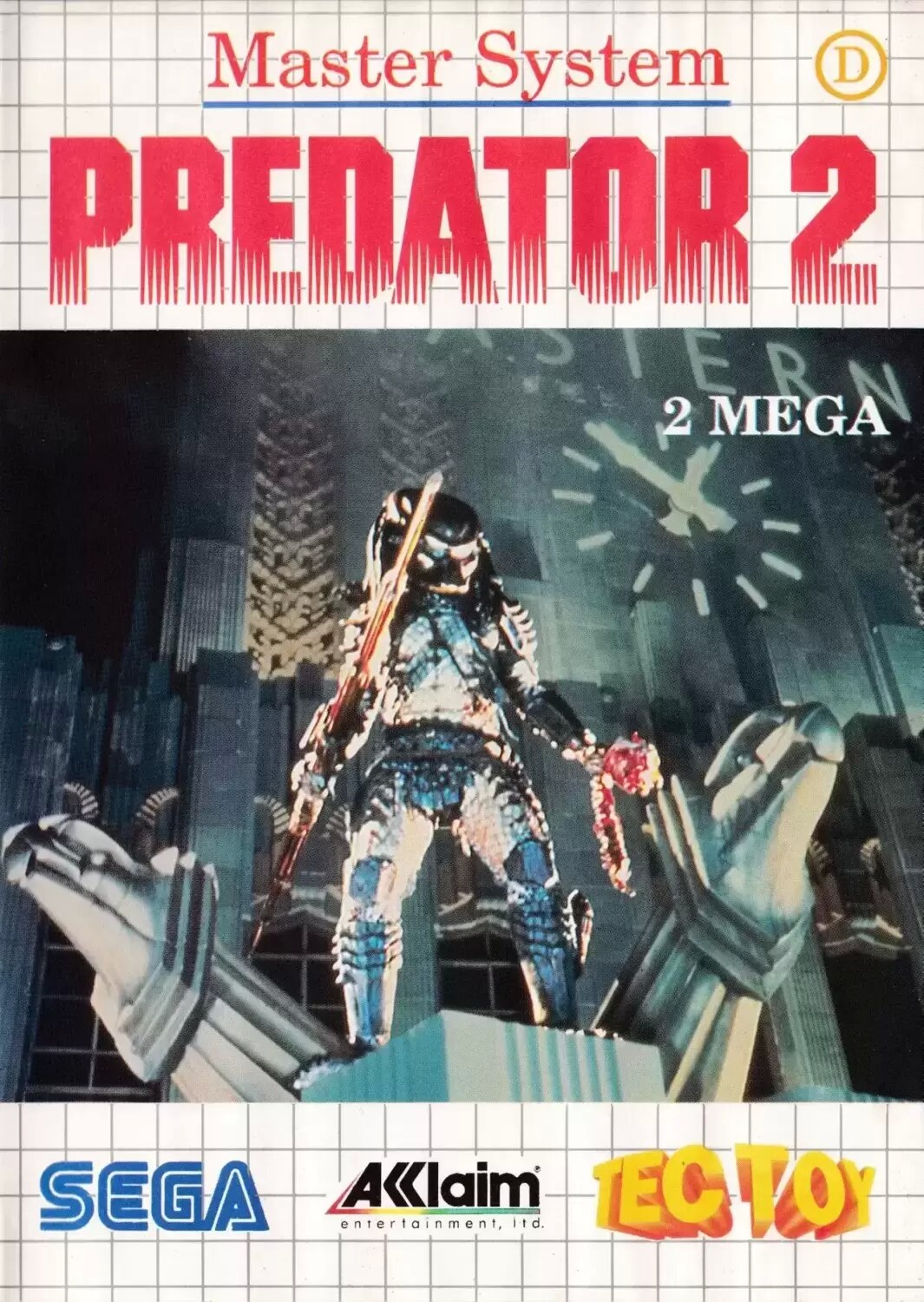 Tectoy - Jeux Master System Brésil - Predator 2