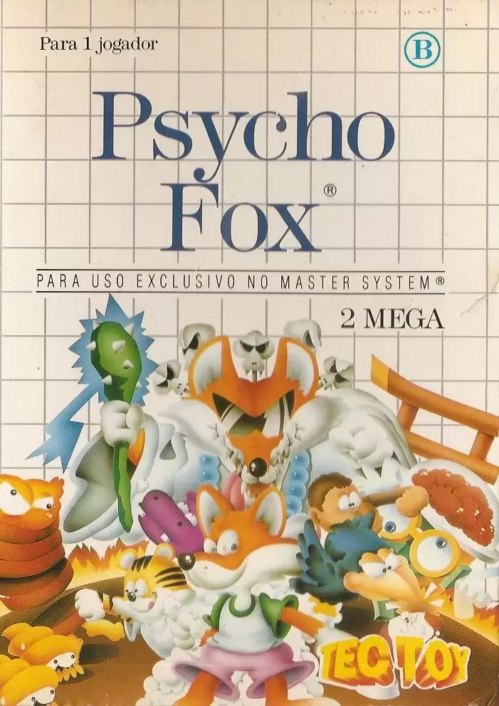 Tectoy - Jeux Master System Brésil - Psycho Fox