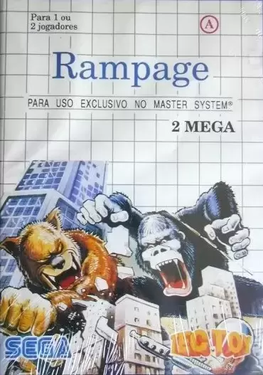Tectoy - Jeux Master System Brésil - Rampage