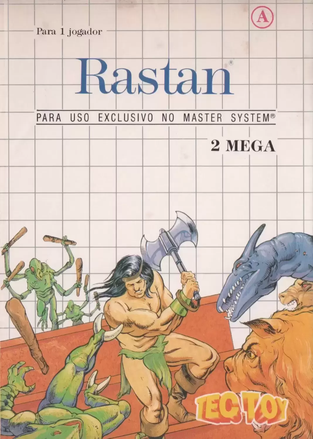 Tectoy - Jeux Master System Brésil - Rastan