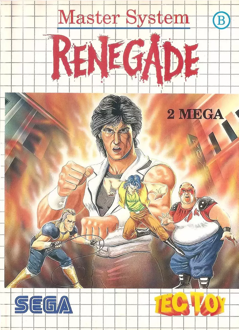 Tectoy - Jeux Master System Brésil - Renegade